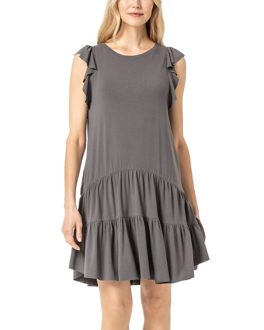 Lilla P Tiered Peplum Tank Dress