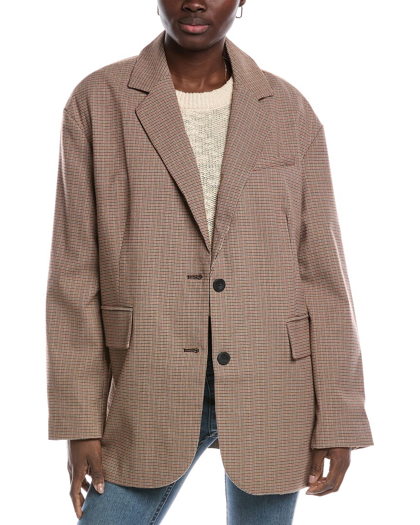 Free People Reggie Blazer In Ginger In Brown