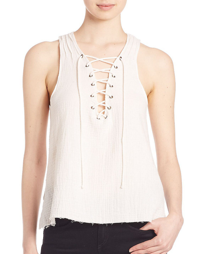 Image of Roi Lace-Up Top