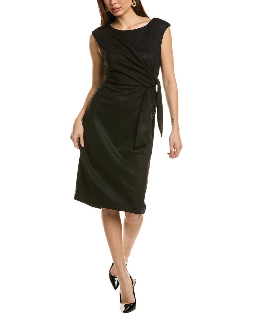 TAHARI ASL TAHARI ASL TIE SIDE SHEATH DRESS