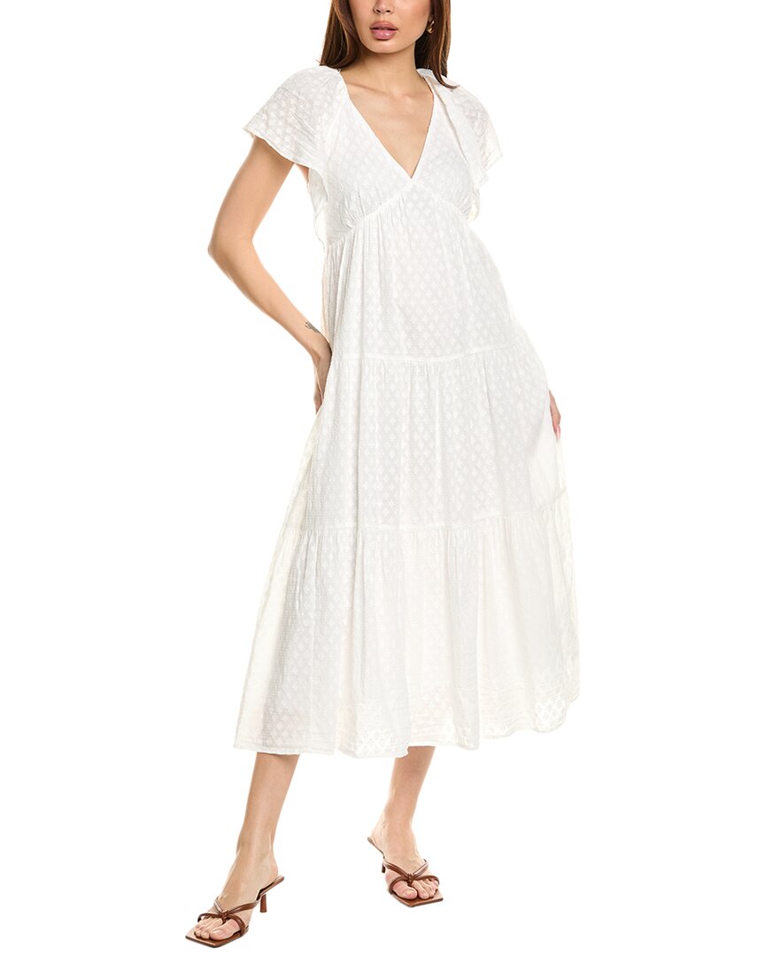 Madewell Devyn Midi Dress In White