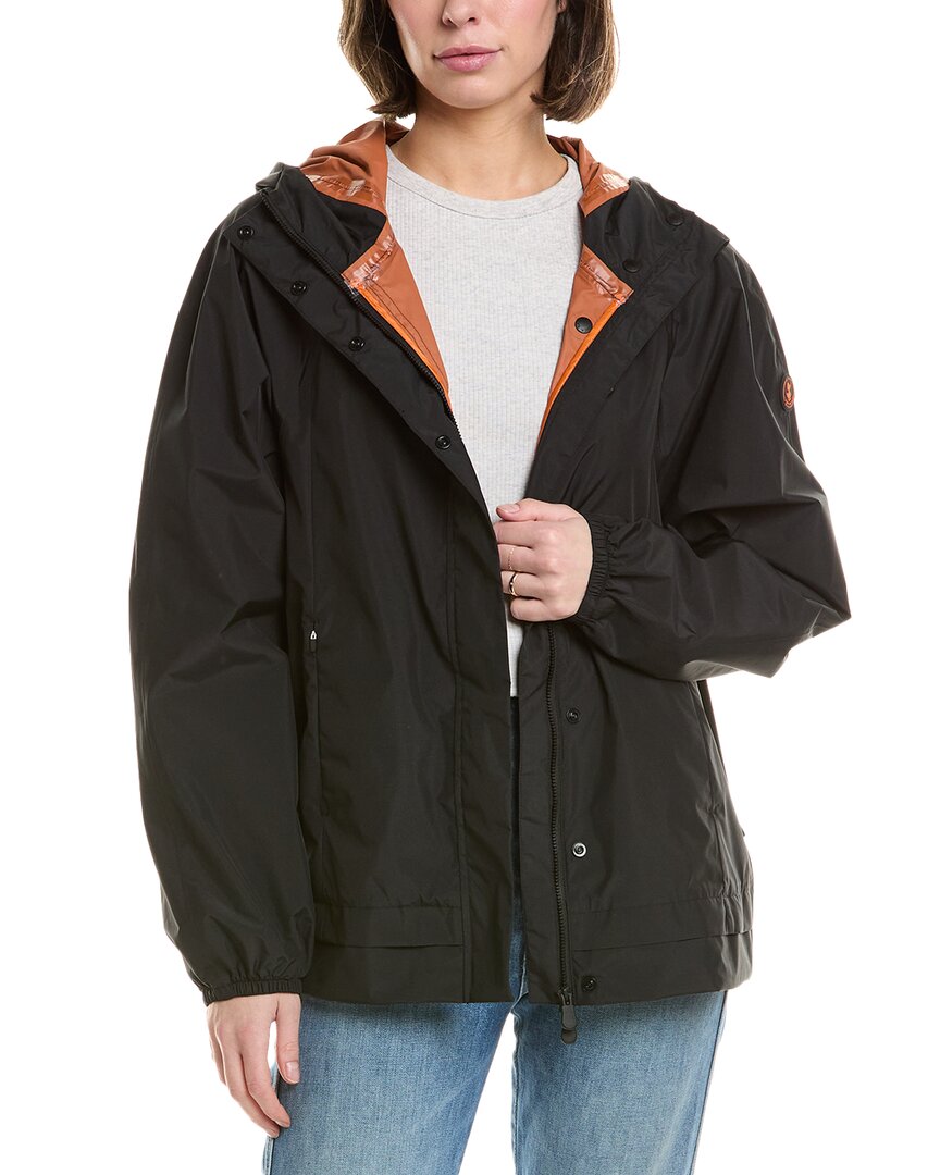 Save The Duck Rain Jacket In Black