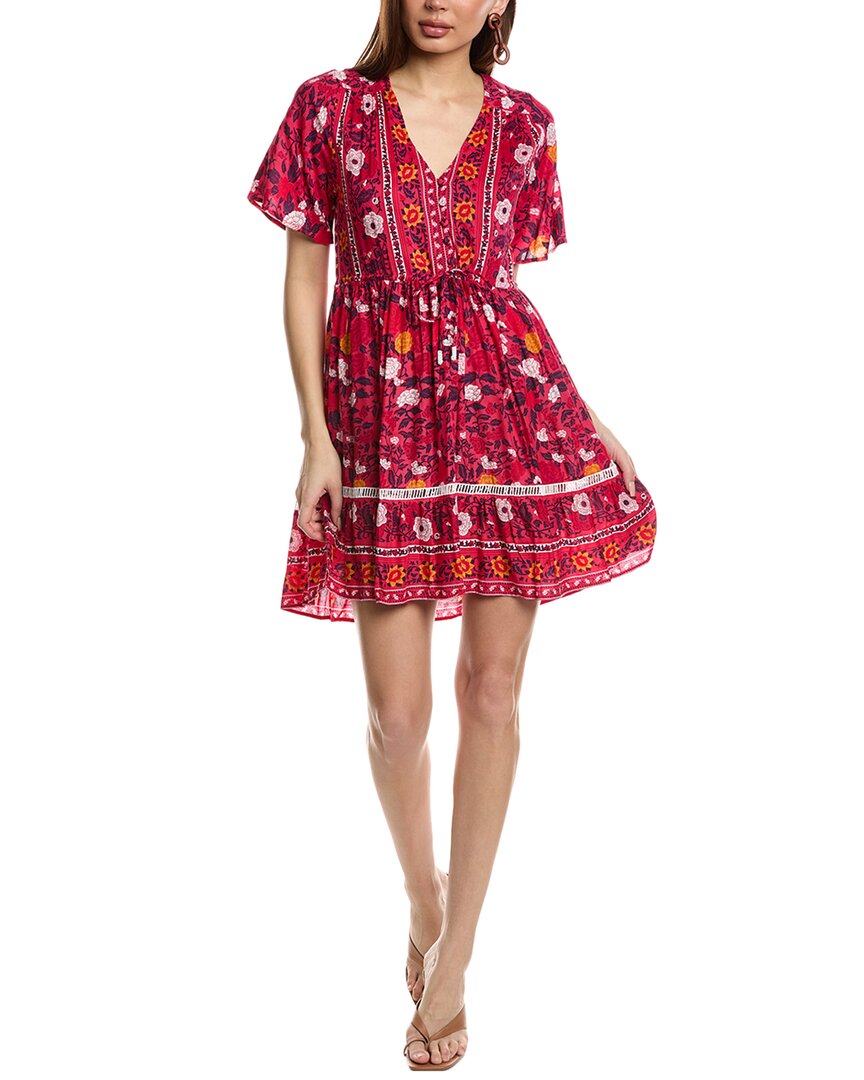Walker & Wade Ali Mini Dress In Red