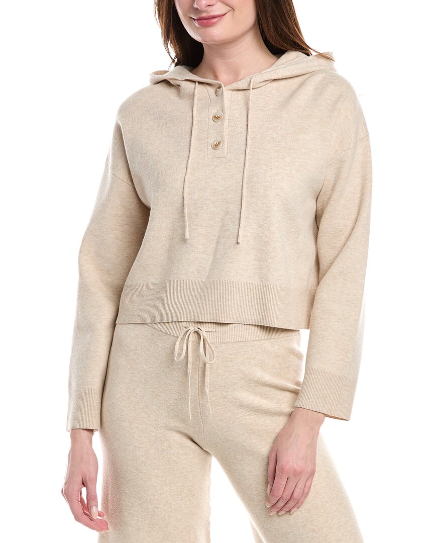 Shop 525 America Cropped Henley Hoodie