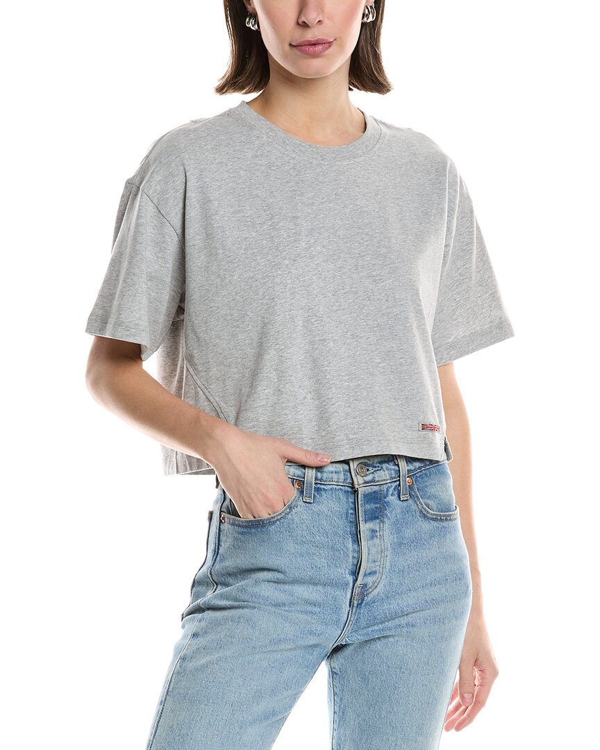 Shop Hudson Jeans Forward Seam T-shirt In Grey