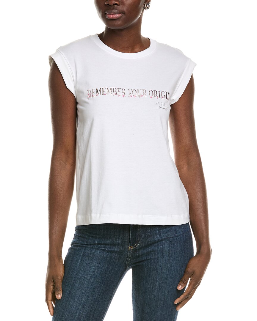 Shop Peserico T-shirt In White