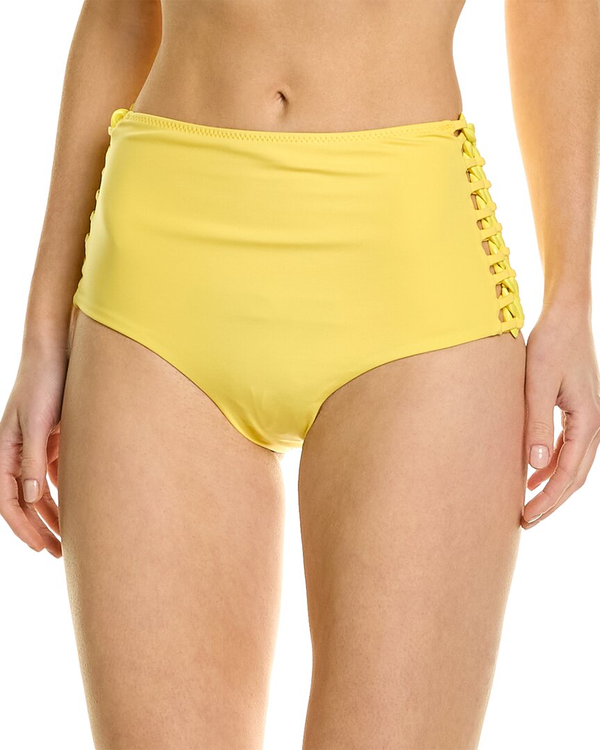 Shop Moeva Kerstin Bikini Bottom In Yellow