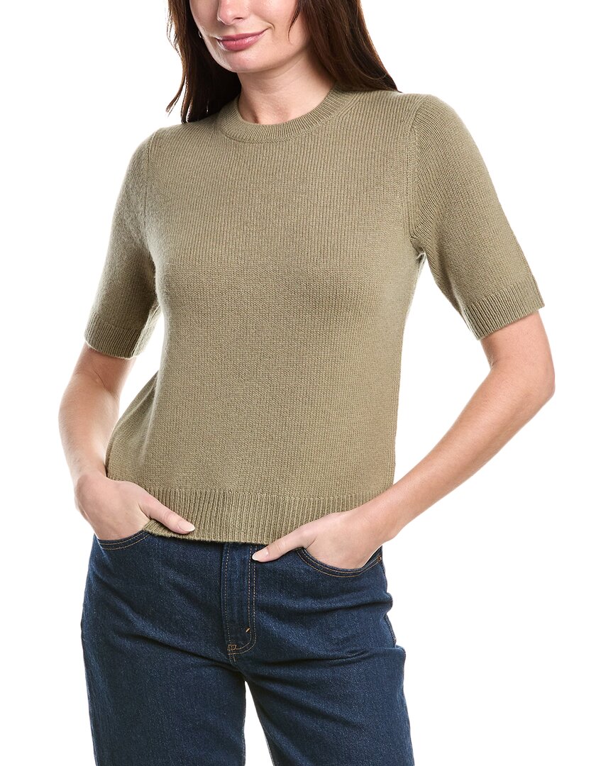 Vince Wool & Cashmere-blend Sweater In Green