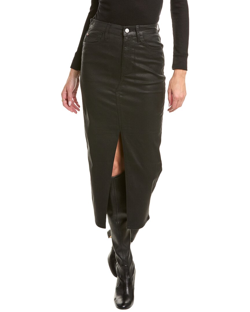 Hudson Jeans Reconstructed Skirt In Black