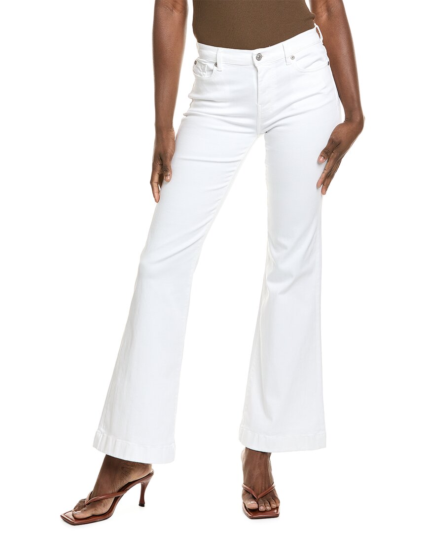 7 FOR ALL MANKIND 7 FOR ALL MANKIND DOJO WHITE TAILORLESS WIDE LEG JEAN