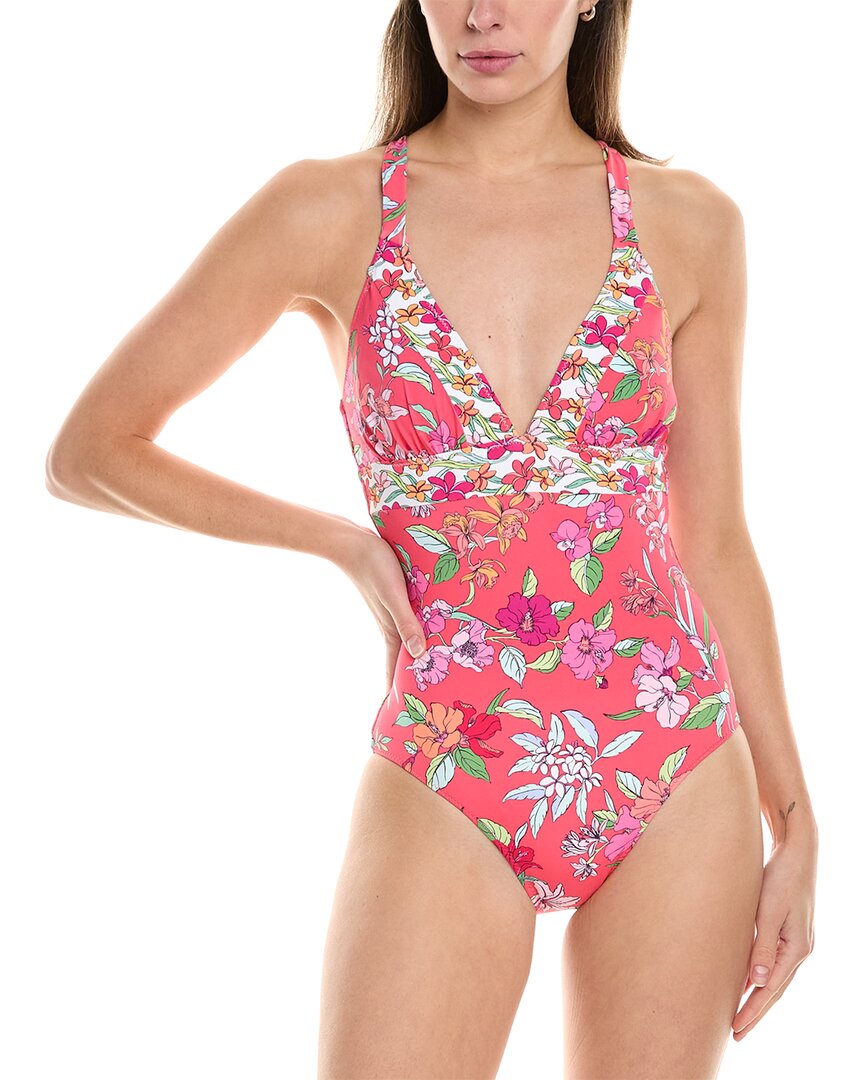 Tommy Bahama Summer Floral Reversible X-Back One-Piece Women