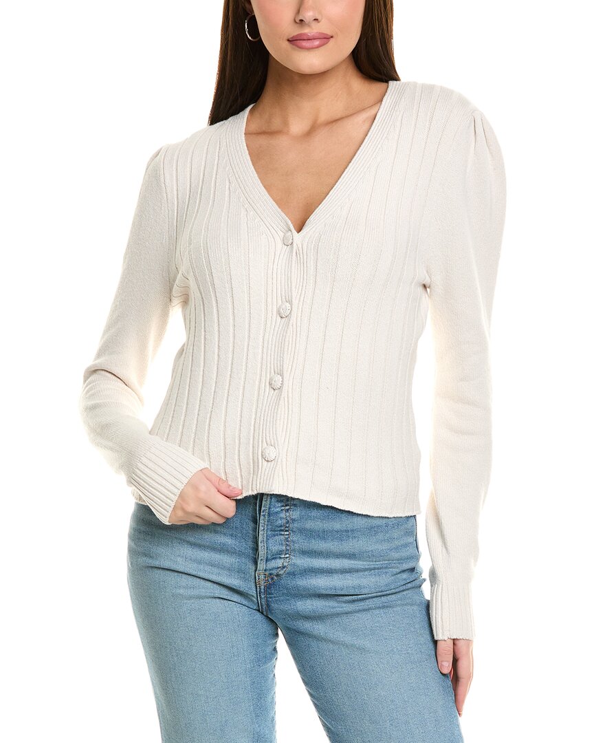 Splendid Jolie Sweater Cardigan In White