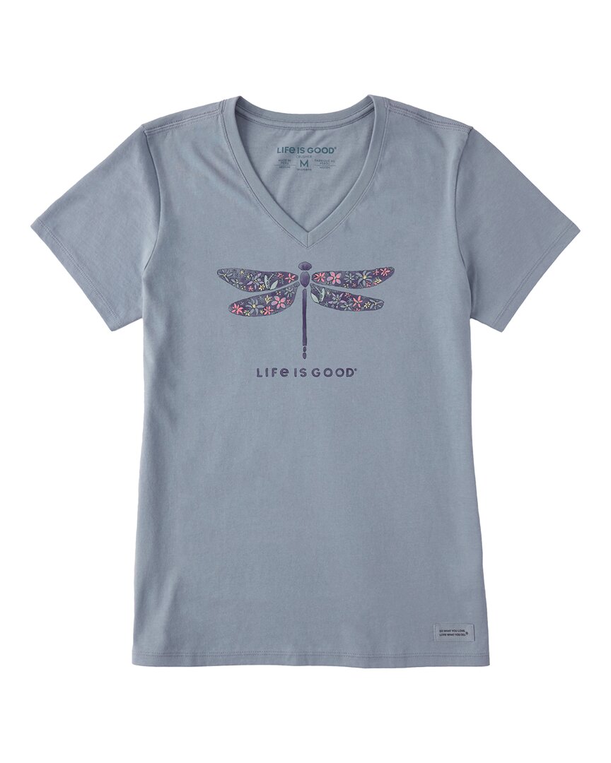 Life Is Good ® Crusher-lite V-neck T-shirt In Gray