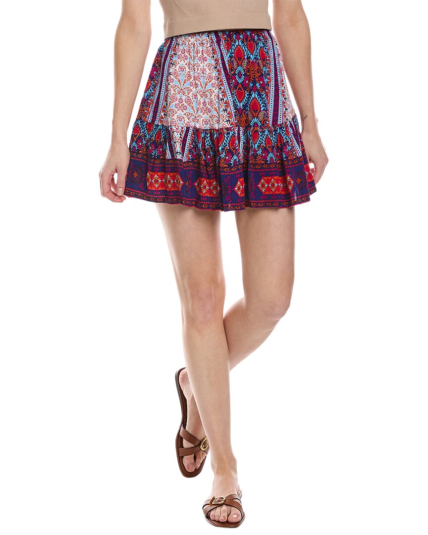 WALKER & WADE WALKER&WADE BOHO MINI SKIRT