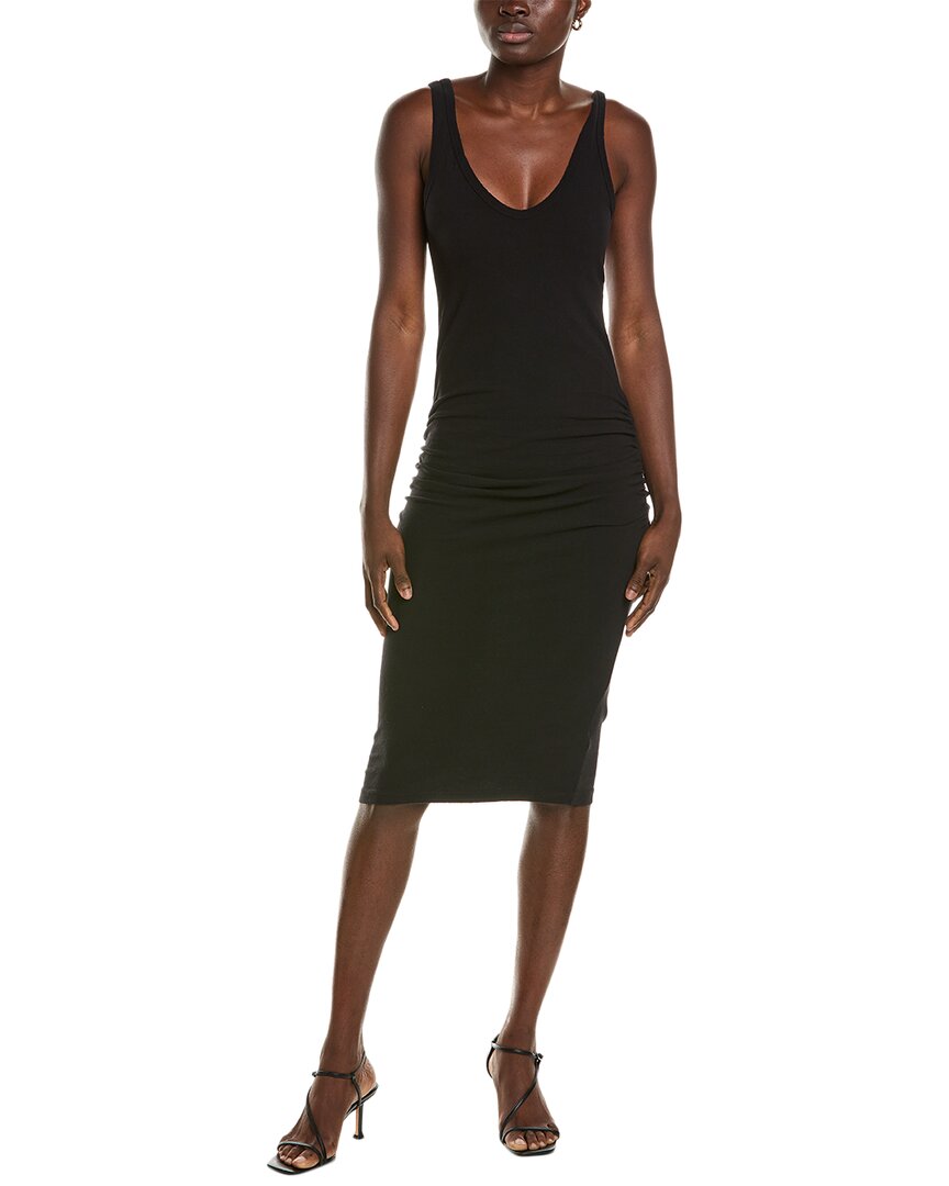 Shop James Perse Skinny Tank Dress In Black