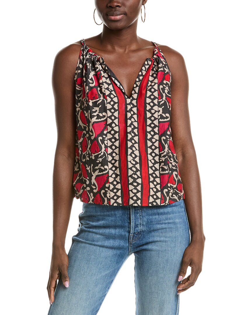 VELVET BY GRAHAM & SPENCER VELVET BY GRAHAM & SPENCER RHEA SILK-BLEND TOP