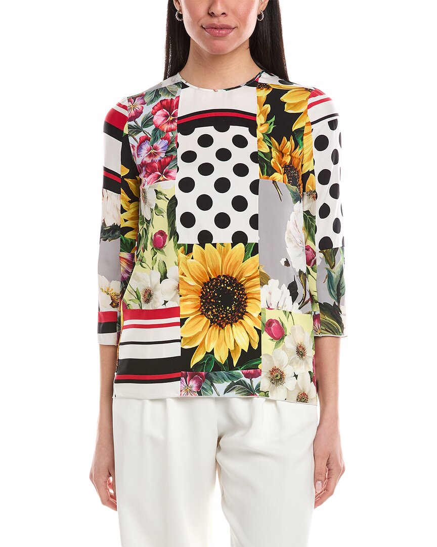 Dolce & Gabbana Silk-blend Top