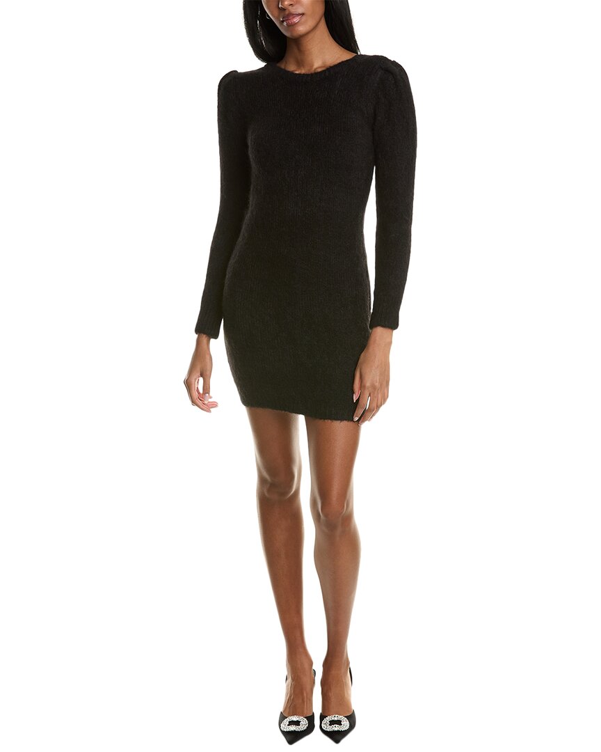 Ba&sh Alpaca-blend Sweaterdress In Black