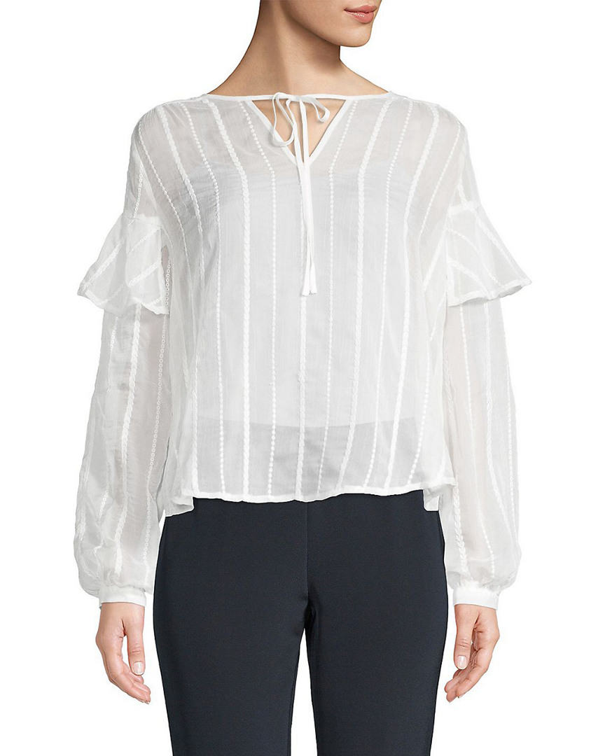 Image of J.O.A. Floral Round Neck Top