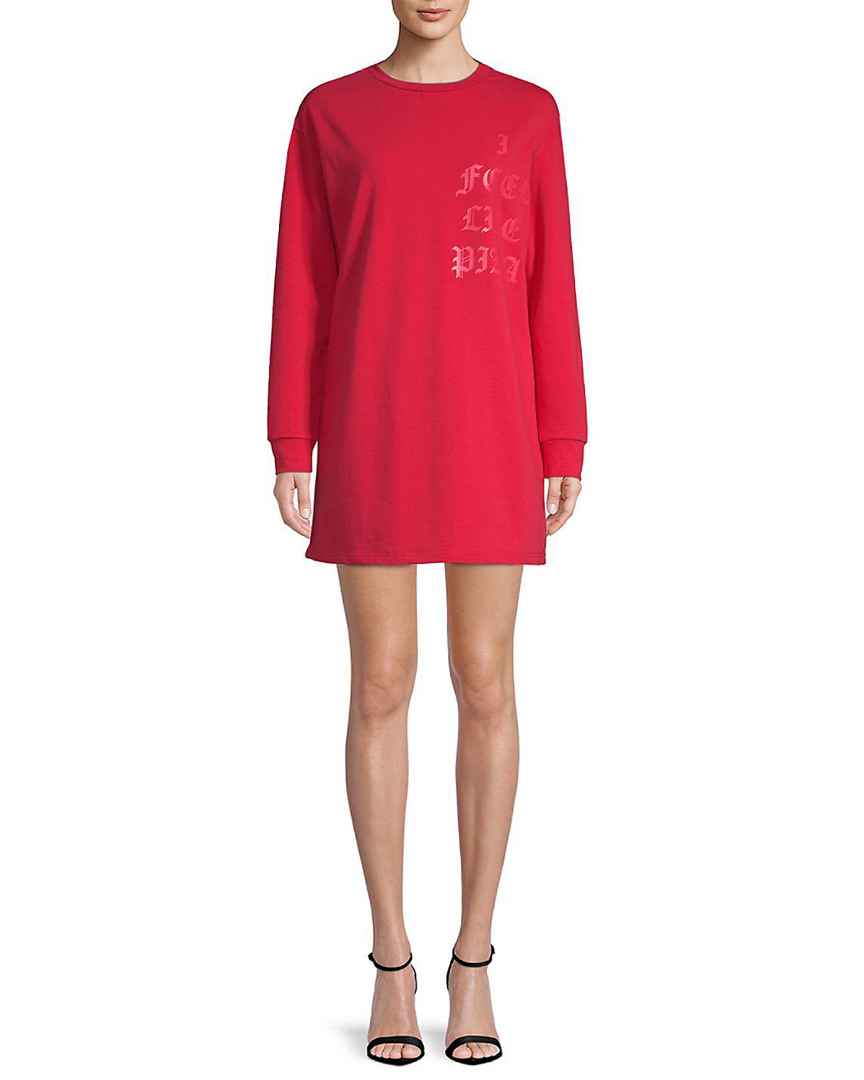 Image of Lea & Viola I Feel Like Pizza Graphic T-Shirtdress