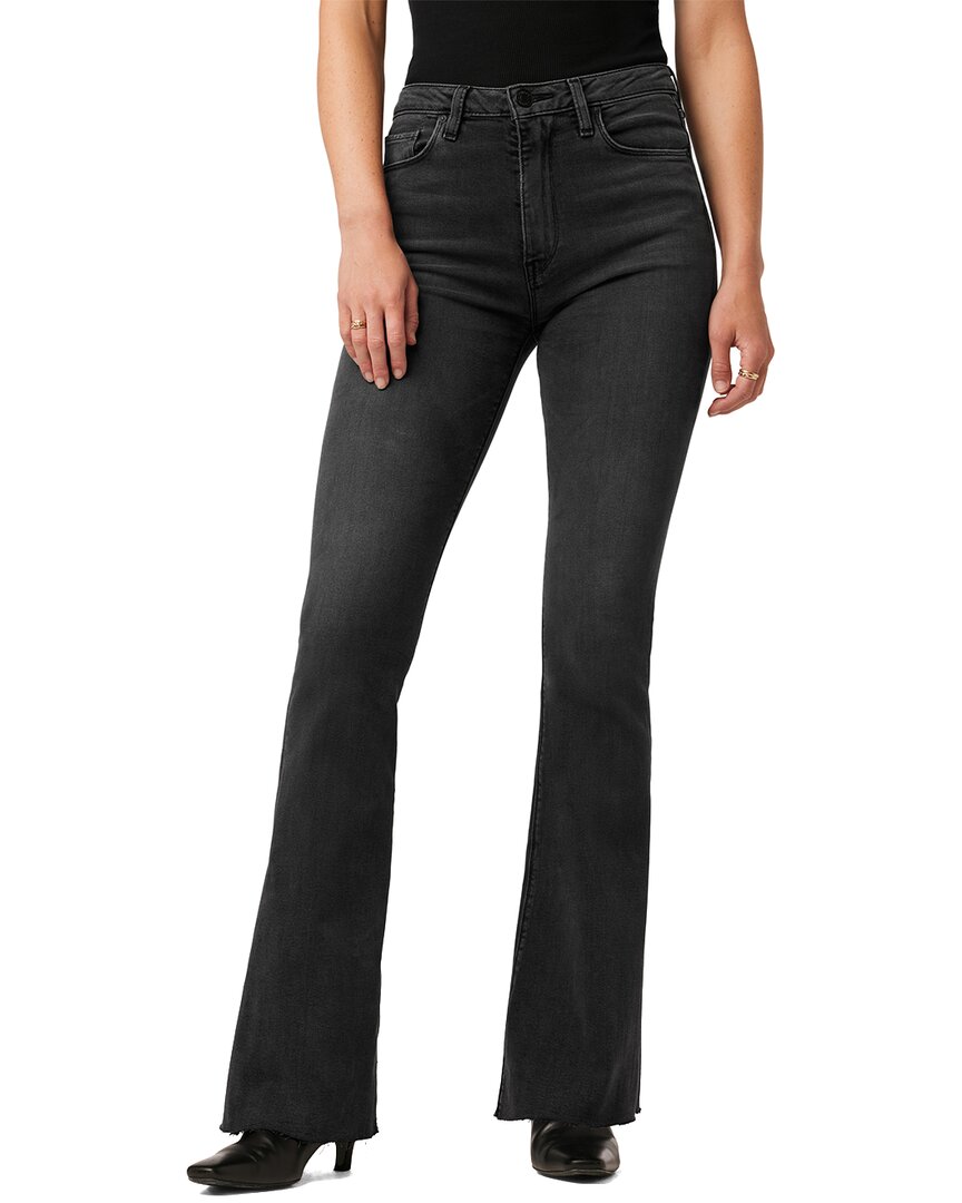 Shop Hudson Jeans Holly Washed Black Flare Jean