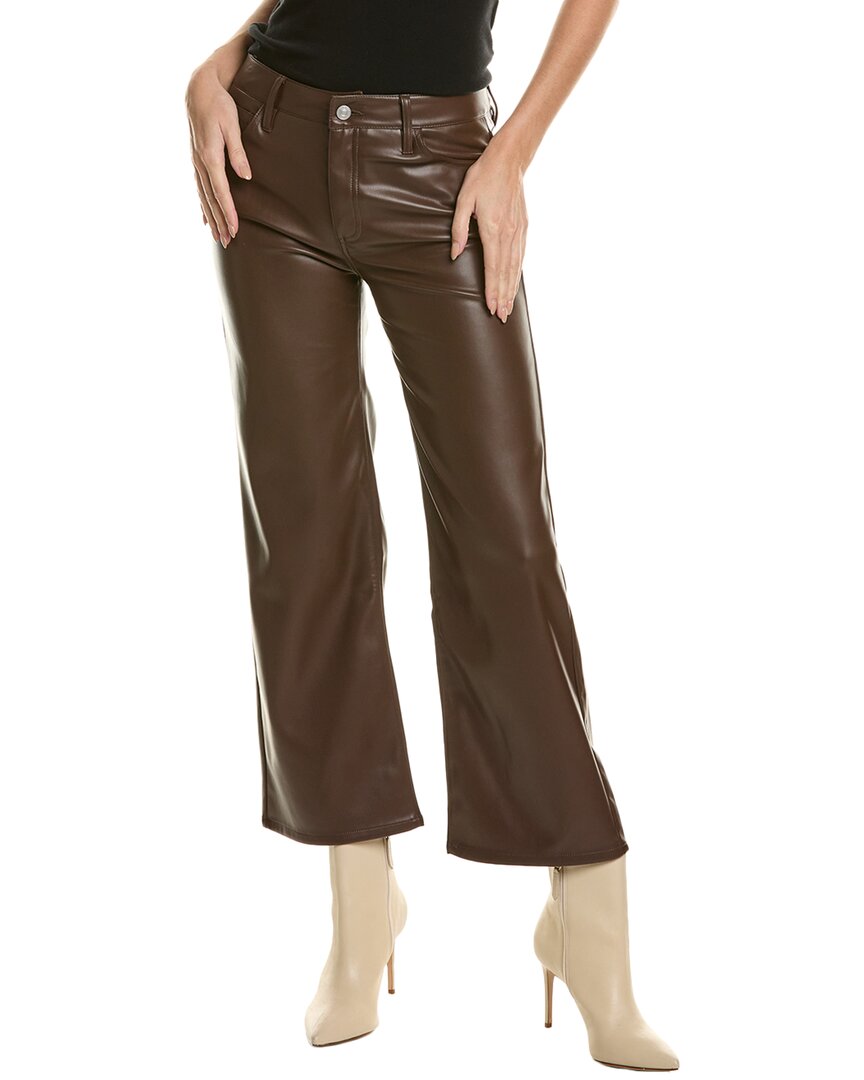Hudson Jeans Rosalie Chocolate Truffle High-rise Wide Leg Jean In Brown