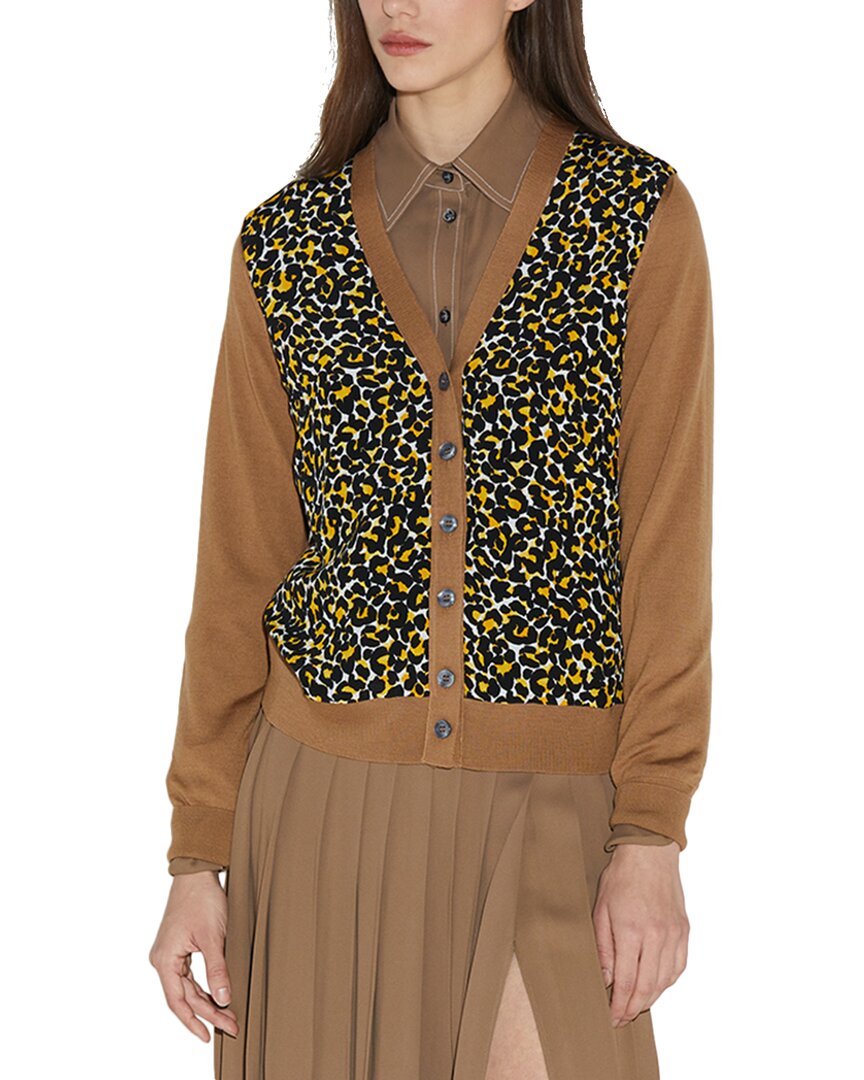 Câllas Callas Catia Wool Cardigan In Brown
