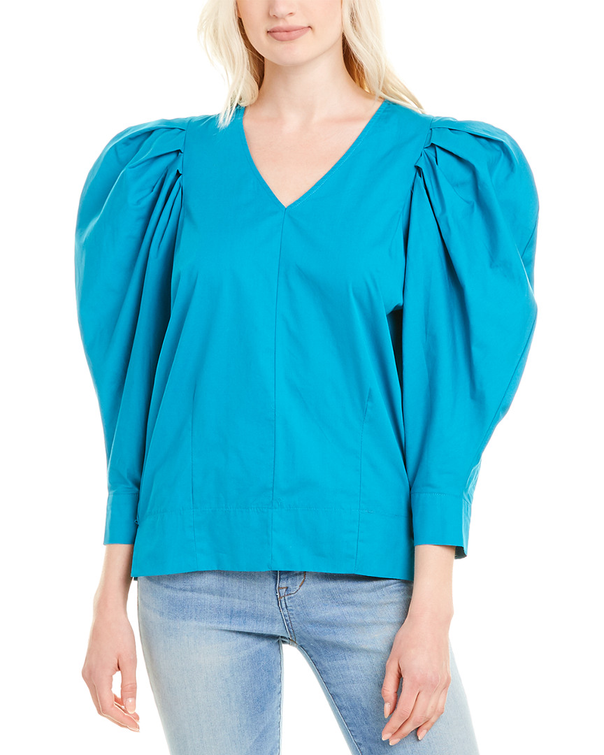 Image of Beulah Pleated Top