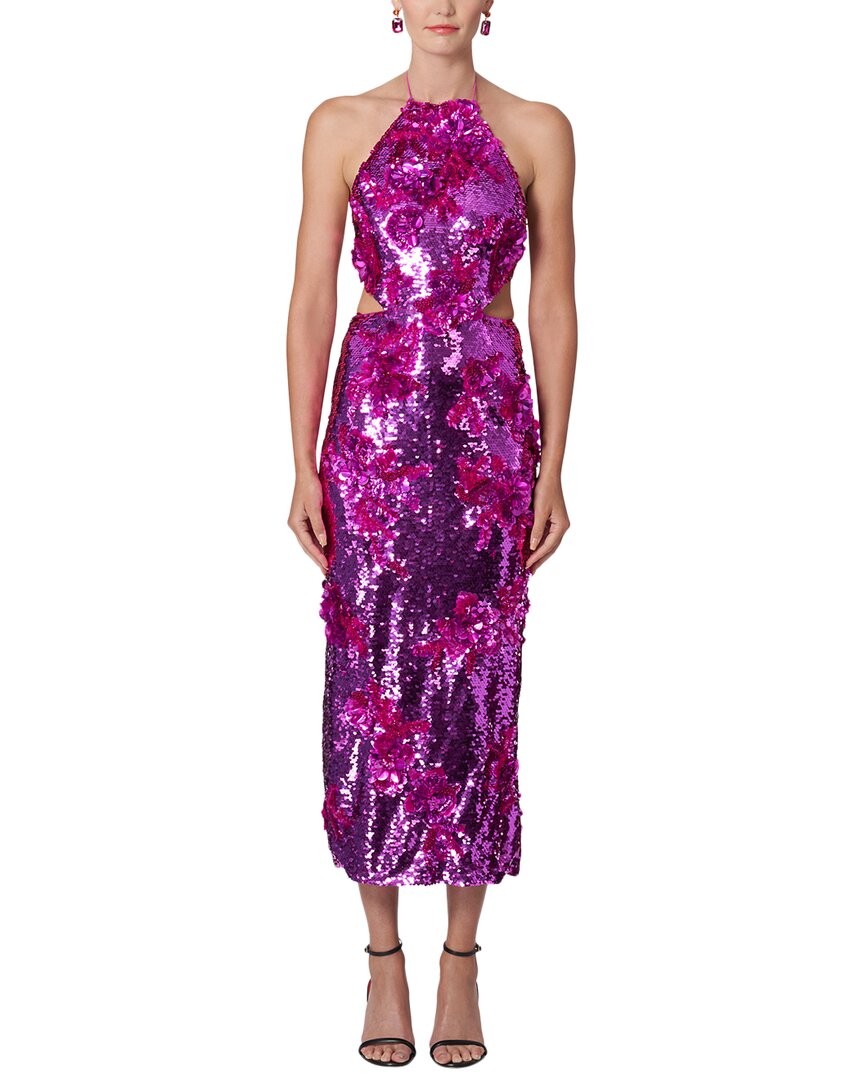 Carolina Herrera Sequin-embellished Halterneck Dress
