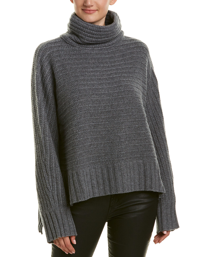 Zadig & Voltaire Cashmere Turtleneck Sweater Women's Gray Xs | eBay