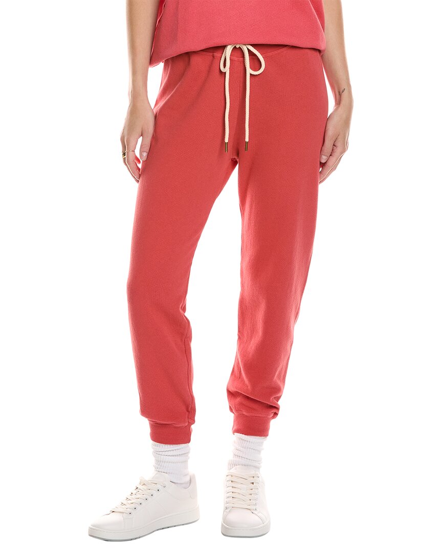 The Great Cropped Sweatpant In Red