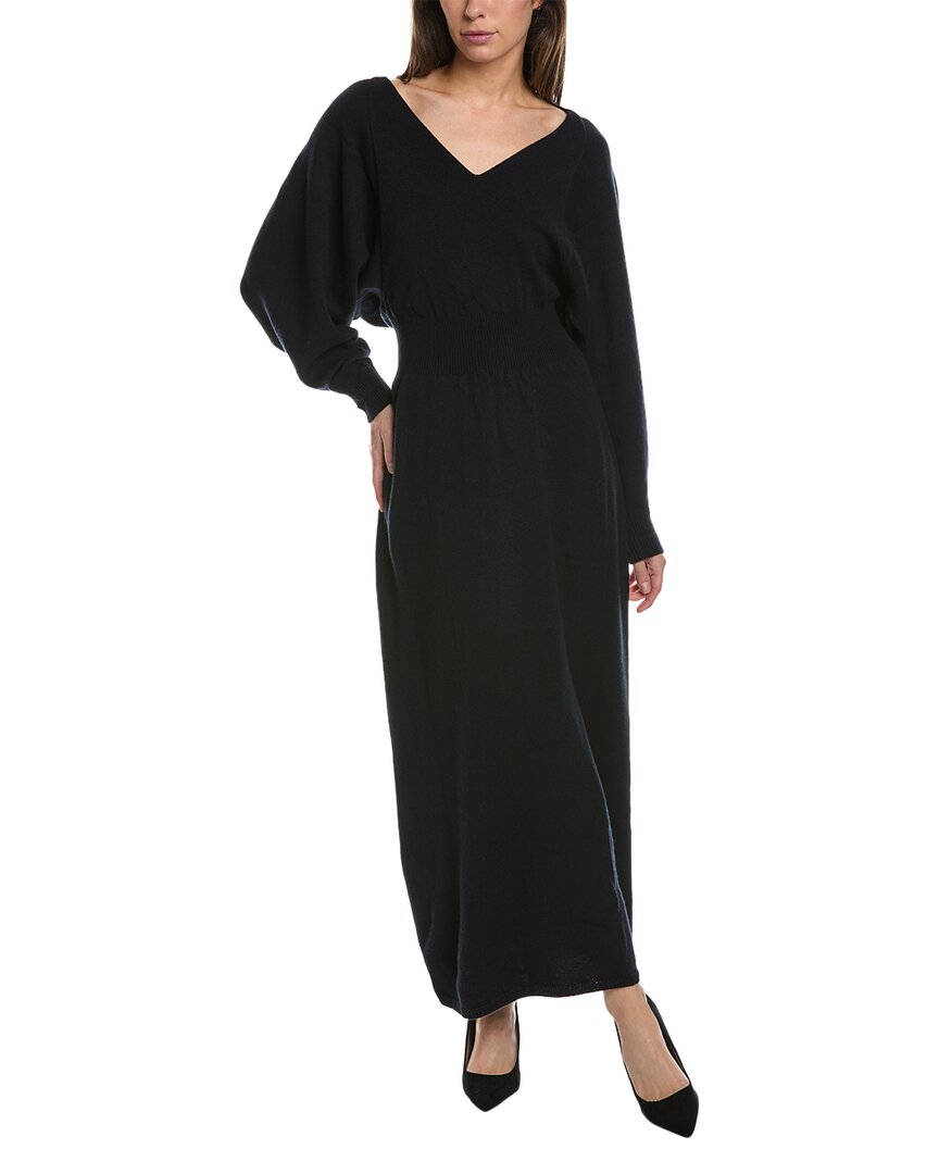 Shop Lafayette 148 New York Convertible Cashmere Dress In Navy