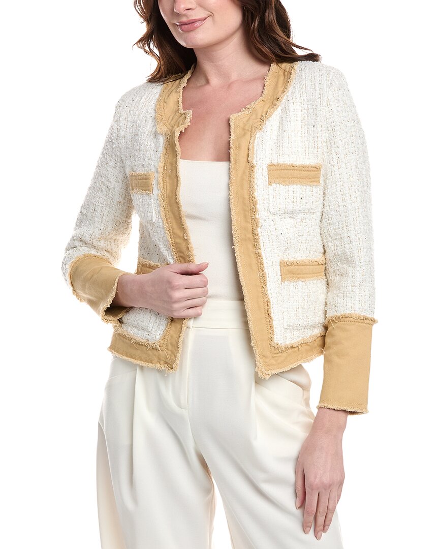 Nanette Lepore Nanette Tweed Jacket In White