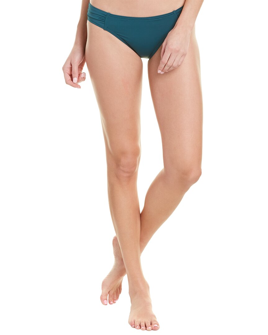 Tommy Bahama Side Shirred Bikini Bottom In Blue