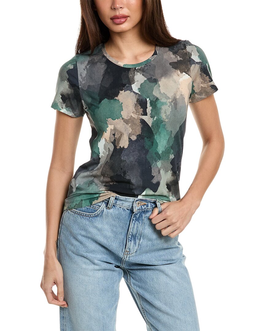 Shop Majestic Filatures Stretch Novelty T-shirt In Green