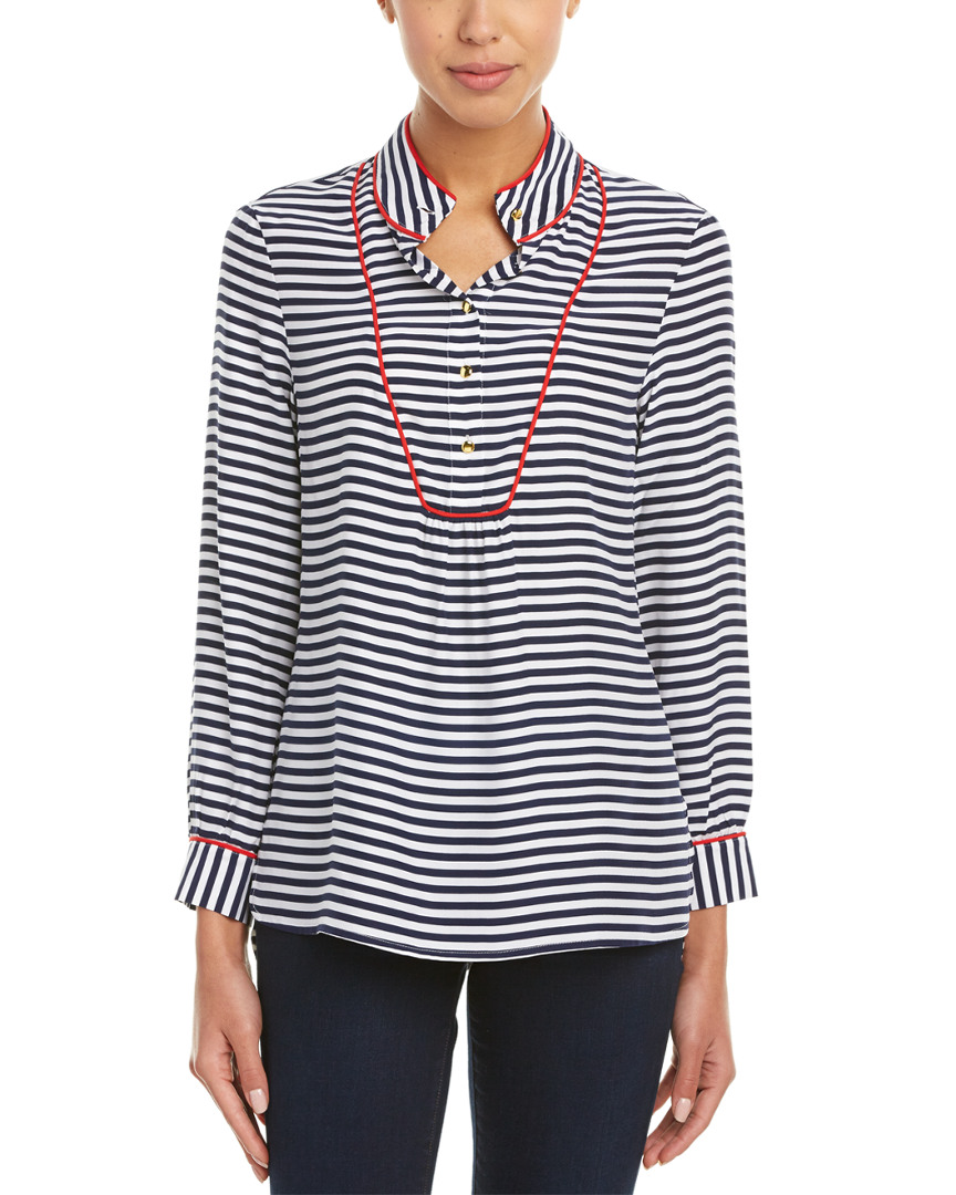 Image of Sail to Sable Silk Top