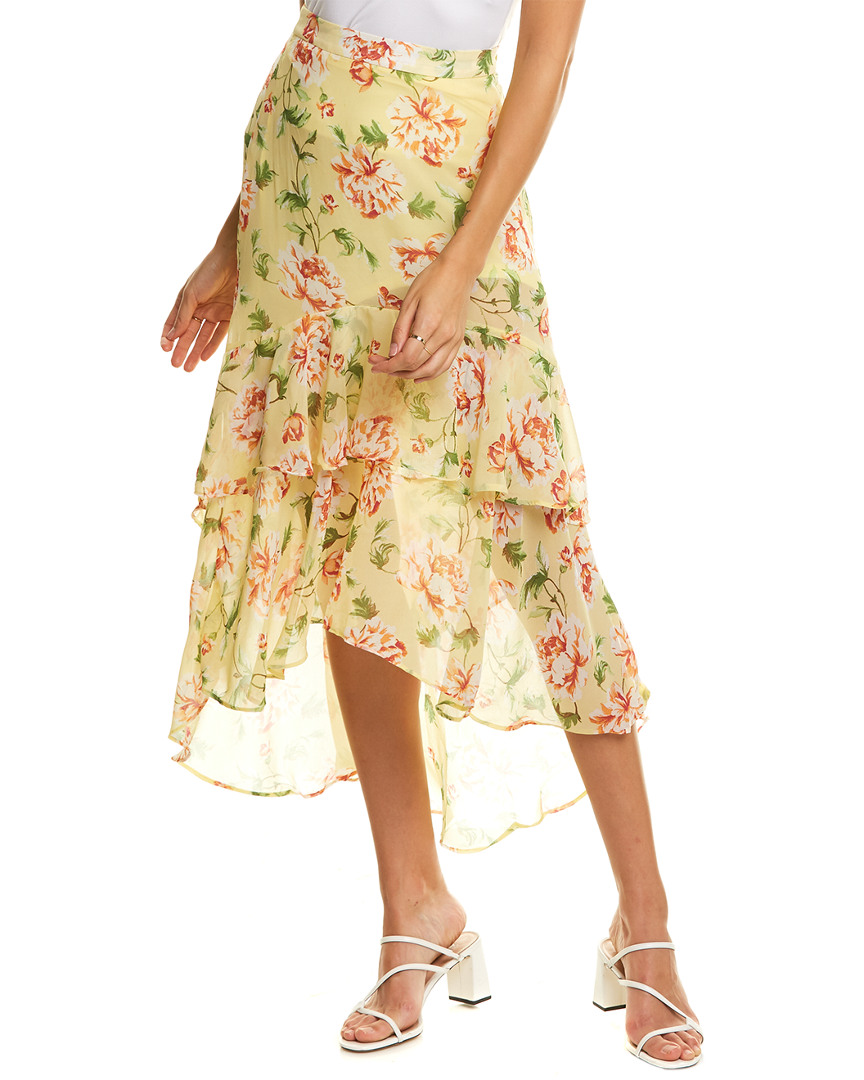 Image of Flying Tomato Ruffle Midi Skirt