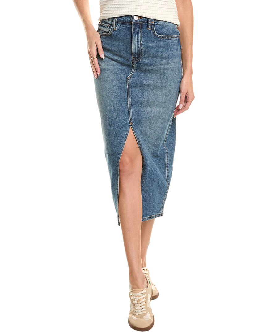 Hudson Jeans Reconstructed Cargo Skirt In Blue