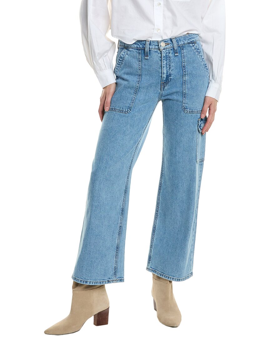 Shop Hudson Jeans Rosie Reservoir High-rise Wide Leg Jean In Blue