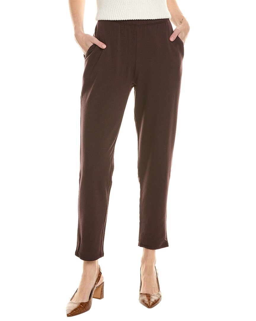 Eileen Fisher Tapered Ankle Pant In Purple