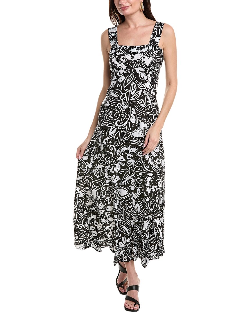 Vince Camuto Tiered Maxi Dress In Black