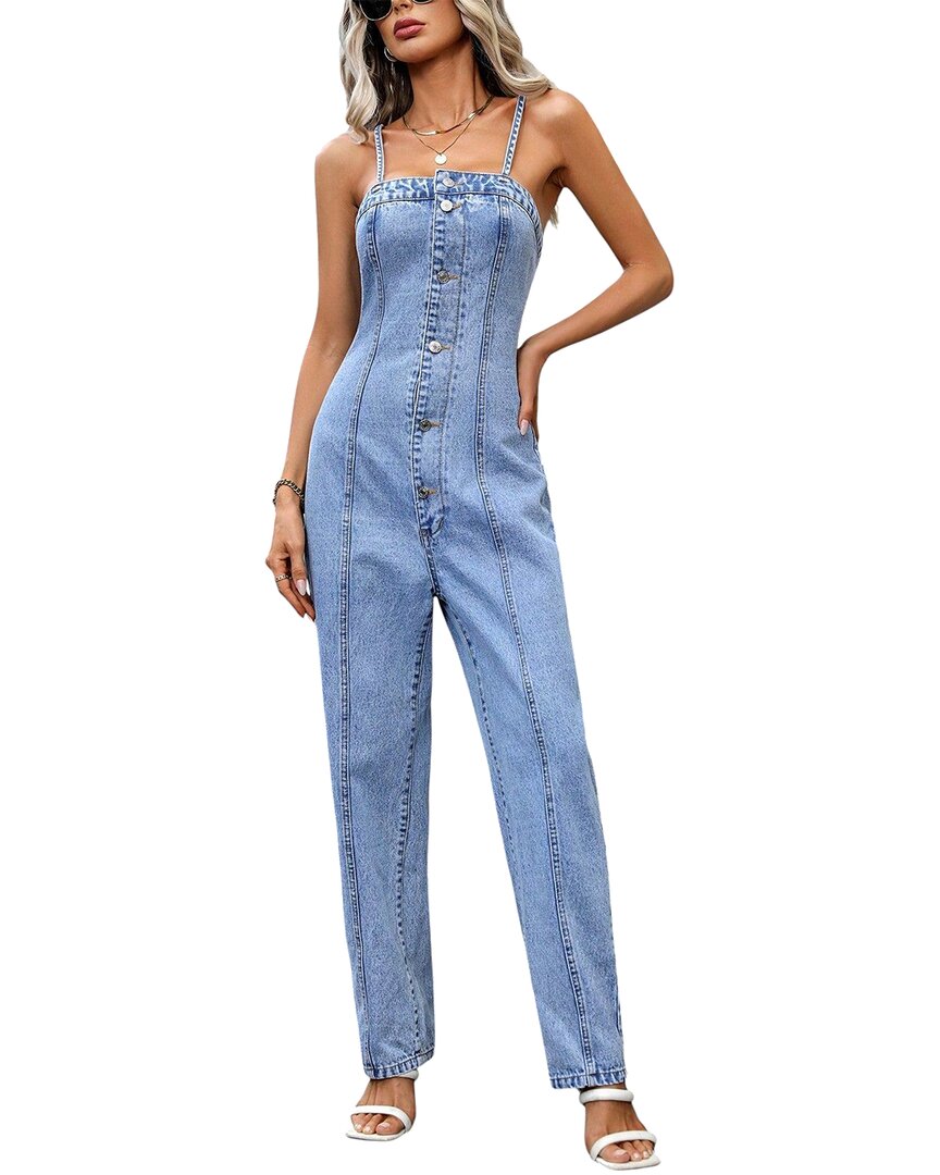 Vera Dolini Jumpsuit In Blue