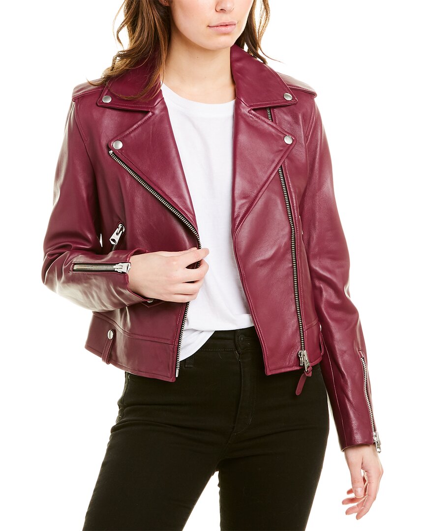 Shop Mackage Classic Leather Moto Jacket