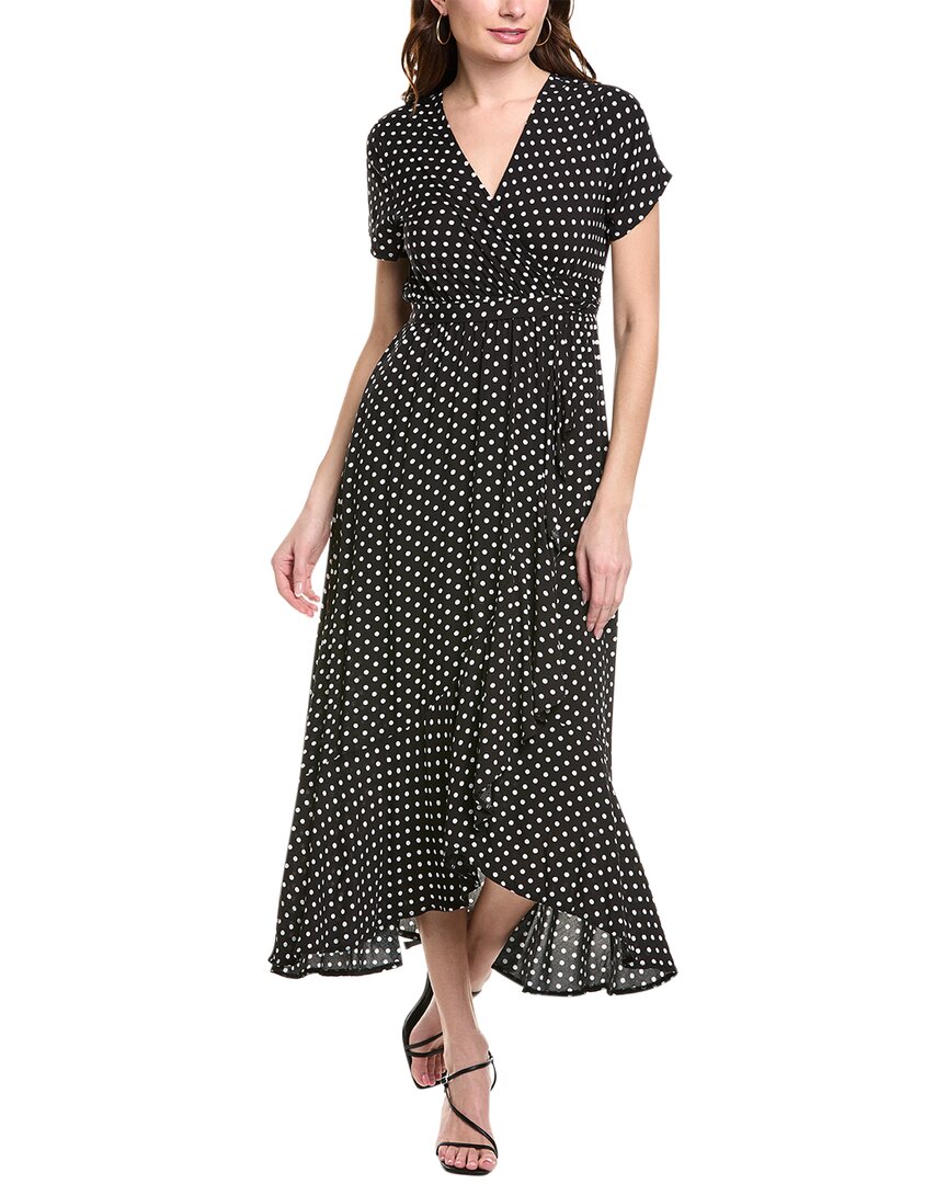 Anna Kay Norah Midi Dress In Black