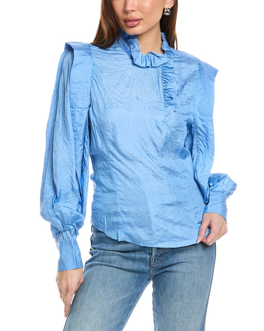 Isabel Marant Étoile Isabel Marant E'toile Prian Silk-blend Blouse In White