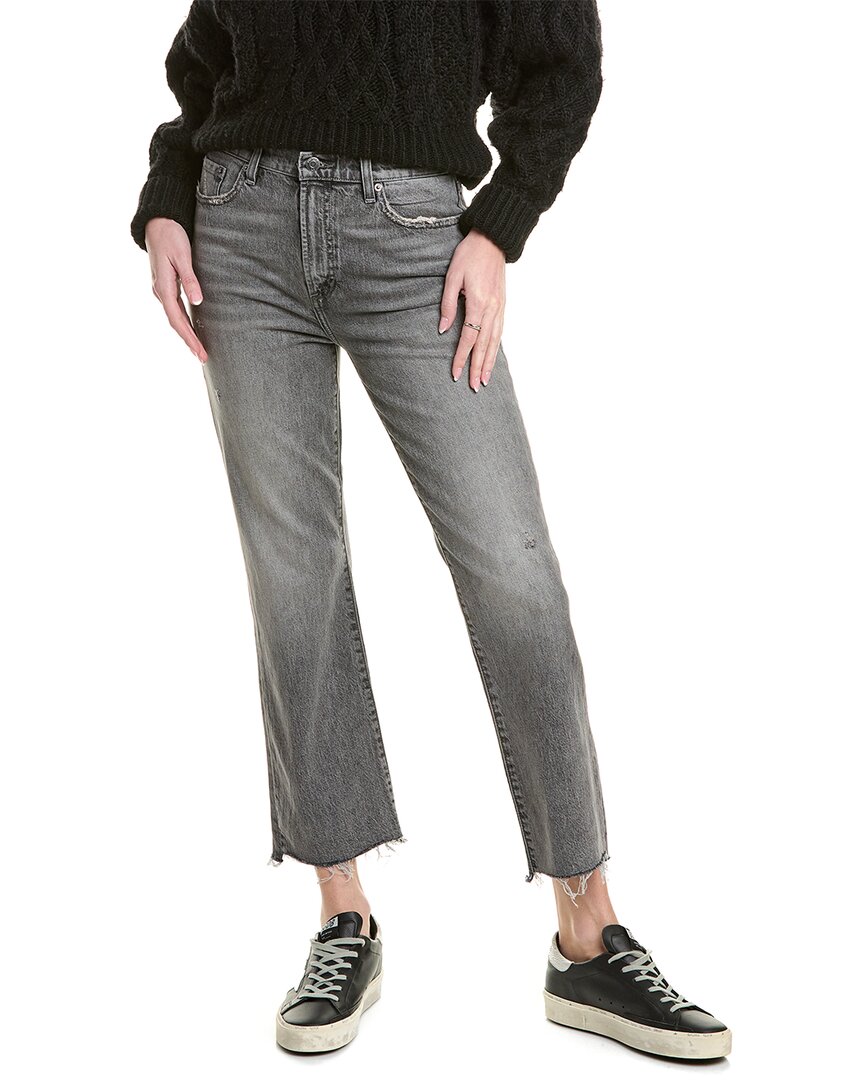 Pistola Ally High Rise Vintage Ankle Boot Jeans In Earl Grey Vintage In Grey