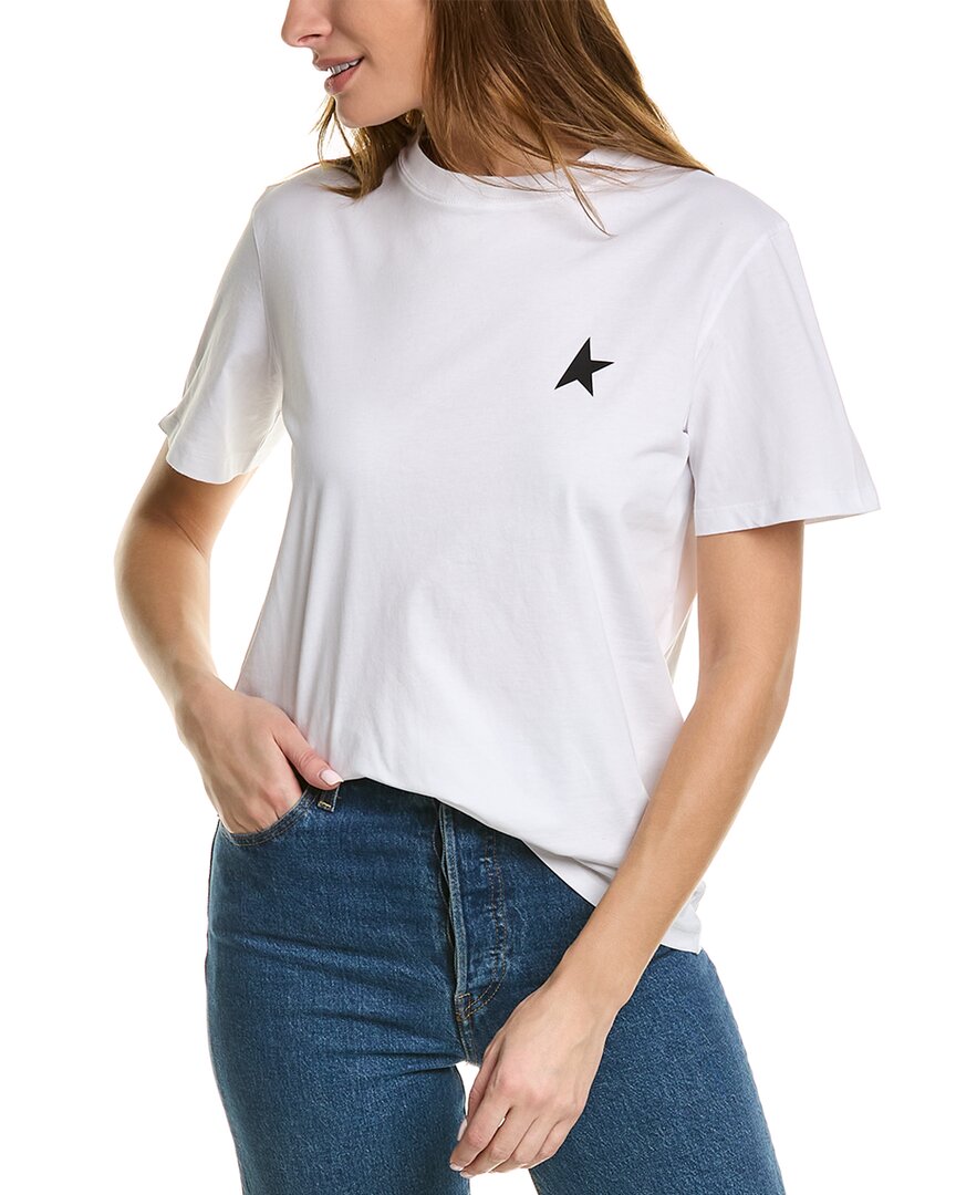 Shop Golden Goose Stars T-shirt In White