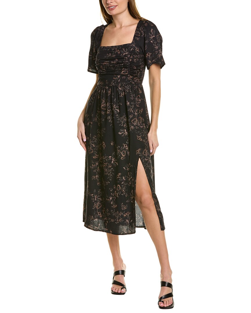 Saltwater Luxe Dean Midi Dress In Black