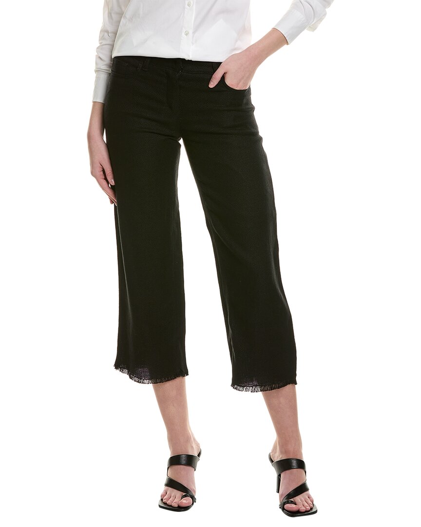 Max Mara S  Cervia Linen-blend Trouser In Black