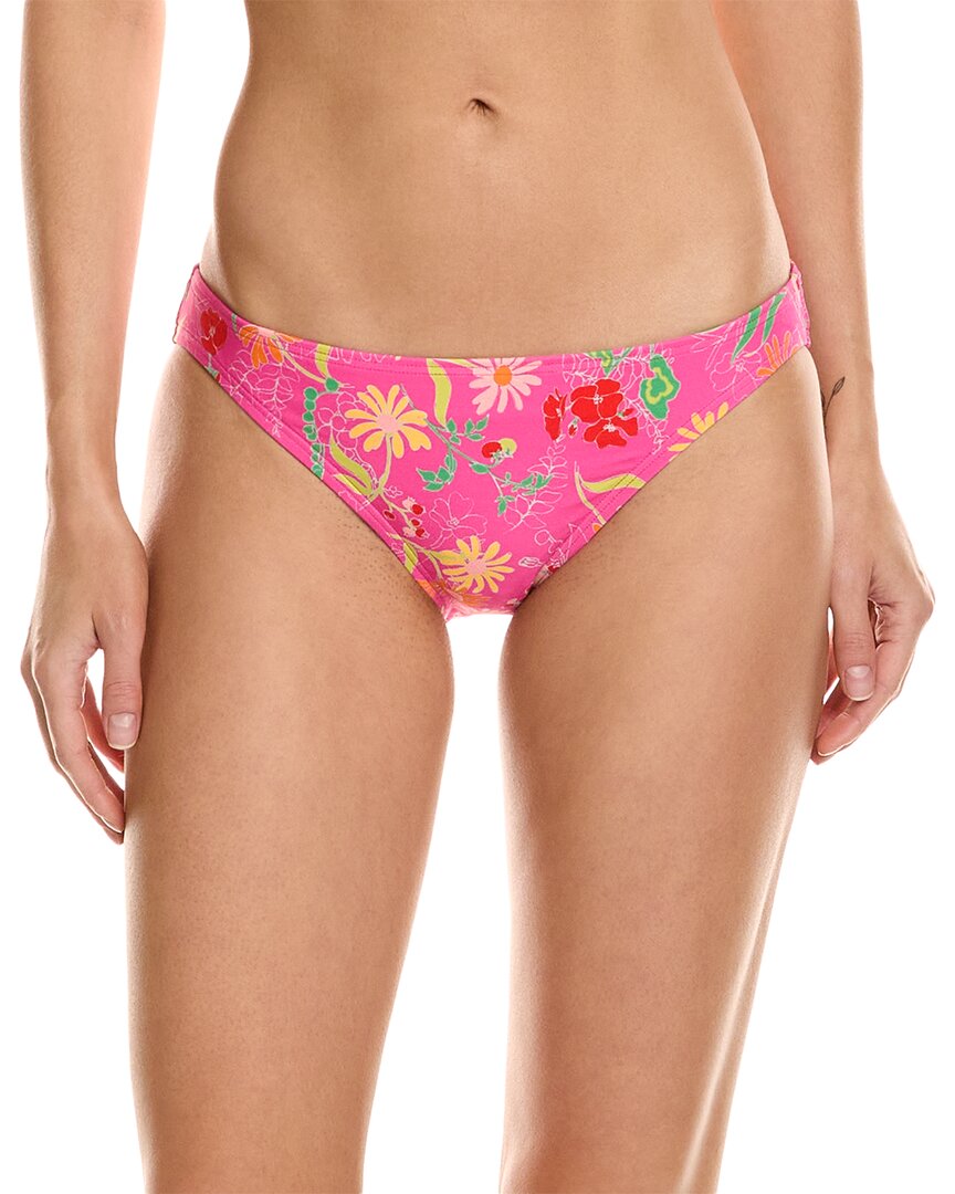 Shop Kate Spade New York Classic Bikini Bottom In Pink